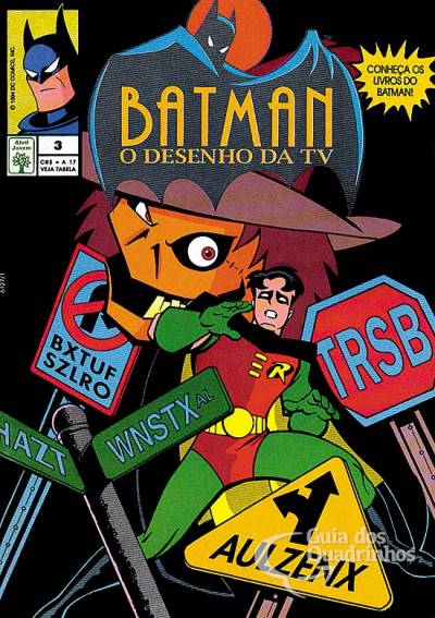 Batman - O Desenho da TV n° 3 - Abril