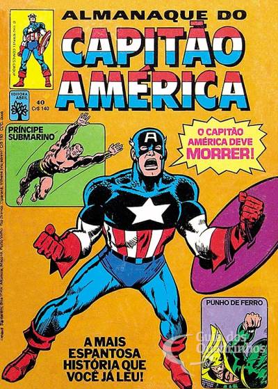 Capitão América n° 40 - Abril