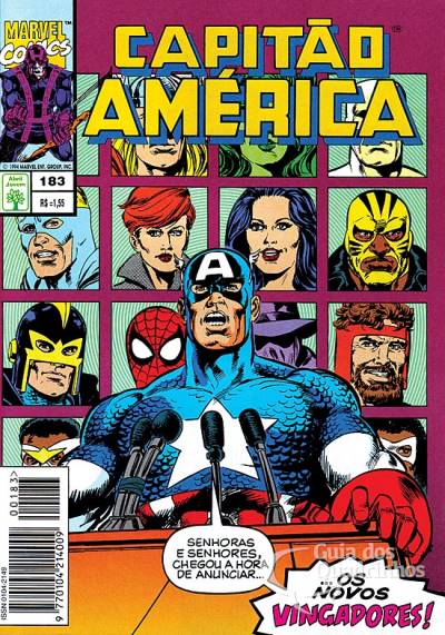 Capitão América n° 183 - Abril