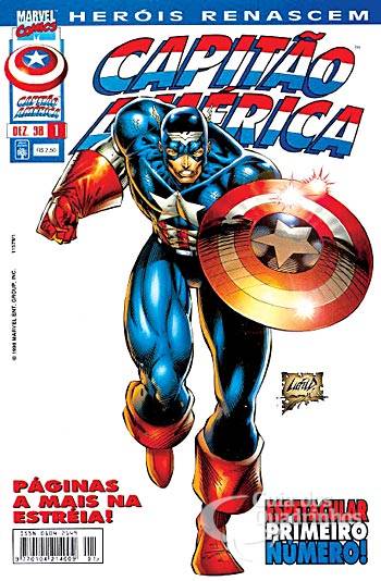 Heróis Renascem - Capitão América n° 1 - Abril