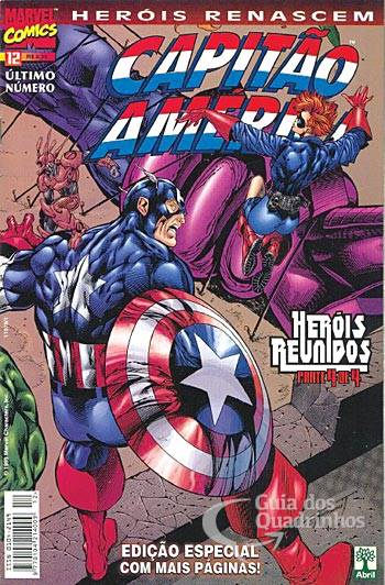 Heróis Renascem - Capitão América n° 12 - Abril