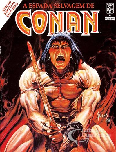 Espada Selvagem de Conan em Cores,  A n° 4 - Abril
