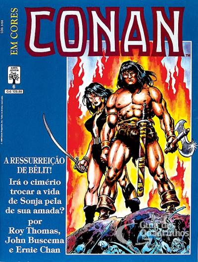 Espada Selvagem de Conan em Cores,  A n° 6 - Abril