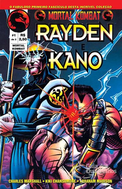 Mortal Kombat: Rayden e Kano n° 1 - Escala