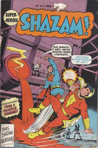 Shazam! (Super-Heróis) em Formatinho n° 15 - Ebal