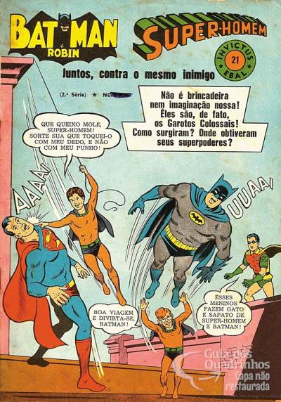 Batman & Super-Homem (Invictus) n° 21 - Ebal