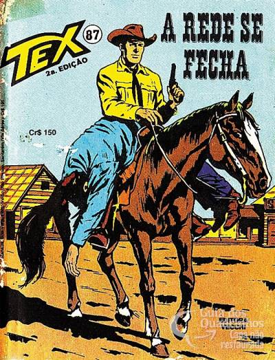 Tex - 2ª Edição n° 87 - Vecchi