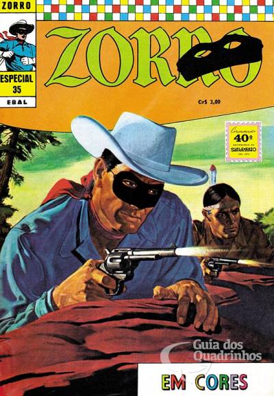 Zorro (Em Cores) Especial n° 35 - Ebal