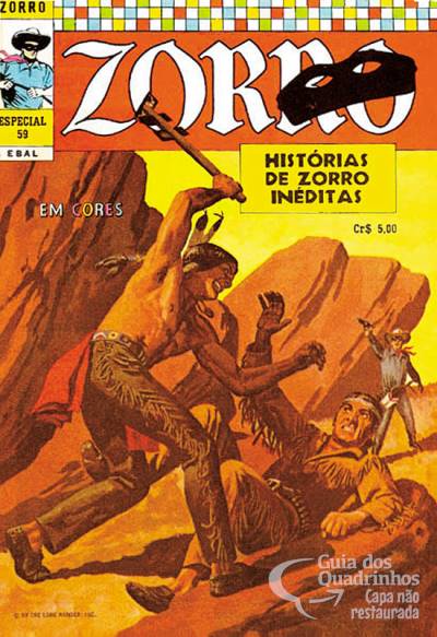 Zorro (Em Cores) Especial n° 59 - Ebal