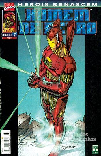 Heróis Renascem - Homem de Ferro n° 7 - Abril