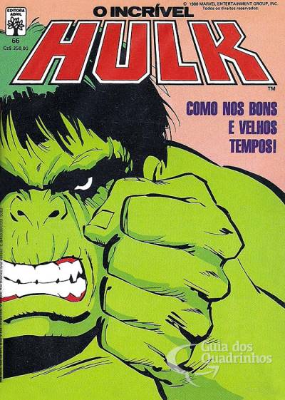 Incrível Hulk, O n° 66 - Abril