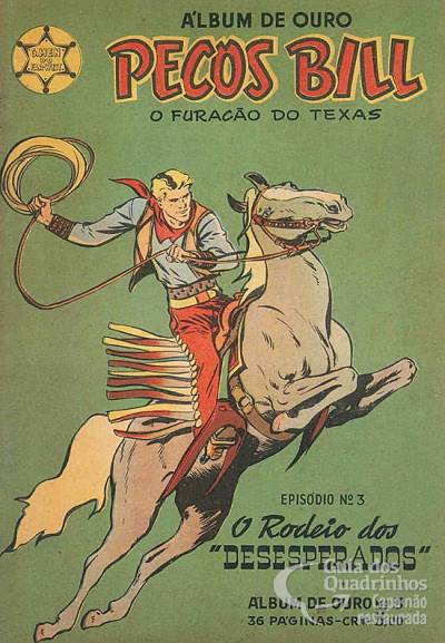Pecos Bill - O Furacão do Texas (Álbum de Ouro) n° 3 - Vecchi