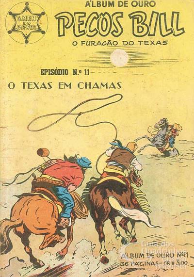 Pecos Bill - O Furacão do Texas (Álbum de Ouro) n° 11 - Vecchi
