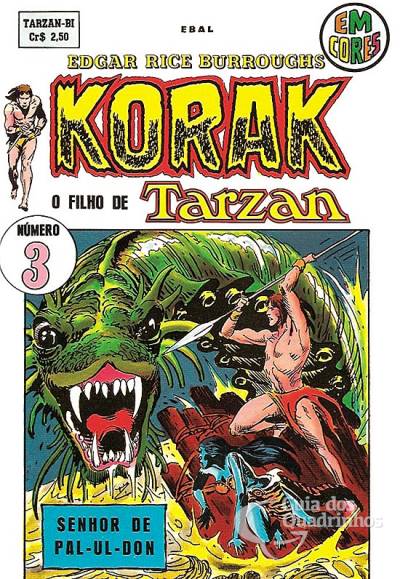 Korak O Filho de Tarzan (Tarzan-Bi em Cores) n° 3 - Ebal