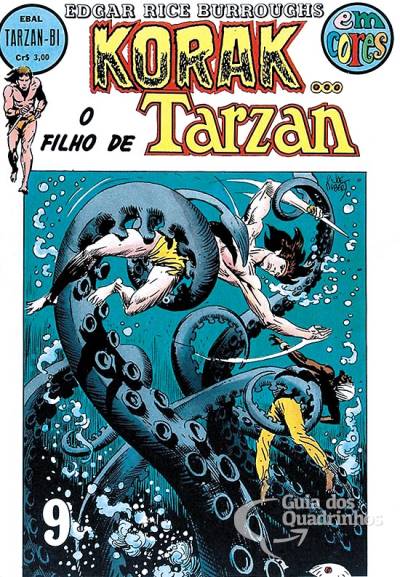 Korak O Filho de Tarzan (Tarzan-Bi em Cores) n° 9 - Ebal