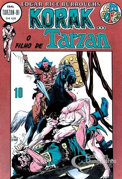 Korak O Filho de Tarzan (Tarzan-Bi em Cores) n° 10 - Ebal