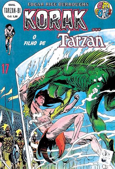 Korak O Filho de Tarzan (Tarzan-Bi em Cores) n° 17 - Ebal