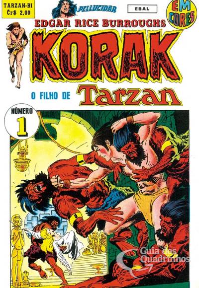 Korak O Filho de Tarzan (Tarzan-Bi em Cores) n° 1 - Ebal