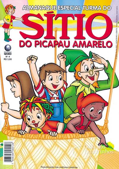 Almanaque Especial Turma do Sítio do Picapau Amarelo n° 4 - Globo