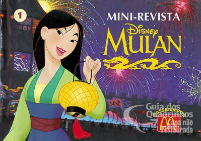 Mini-Revista Disney Mulan n° 1 - Abril