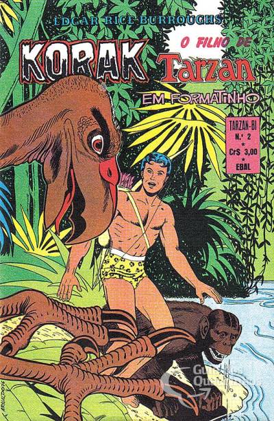 Korak, O Filho de Tarzan (Tarzan-Bi) (Em Formatinho) n° 2 - Ebal