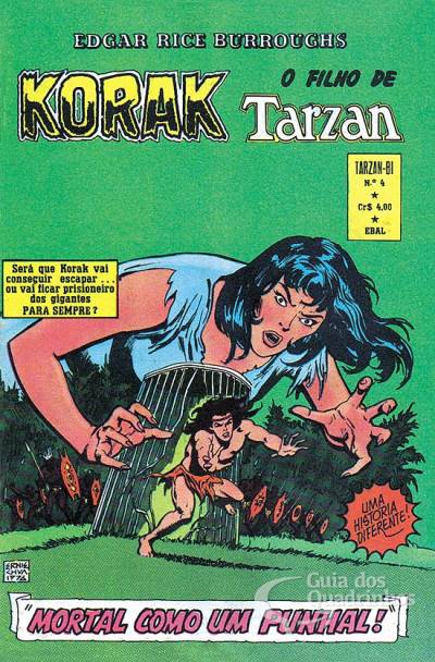 Korak, O Filho de Tarzan (Tarzan-Bi) (Em Formatinho) n° 4 - Ebal