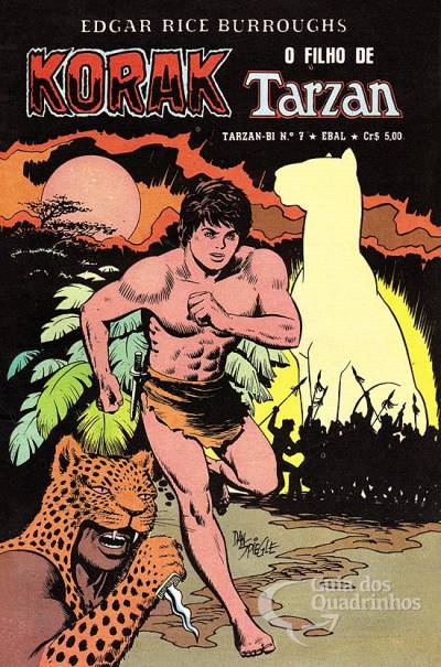 Korak, O Filho de Tarzan (Tarzan-Bi) (Em Formatinho) n° 7 - Ebal