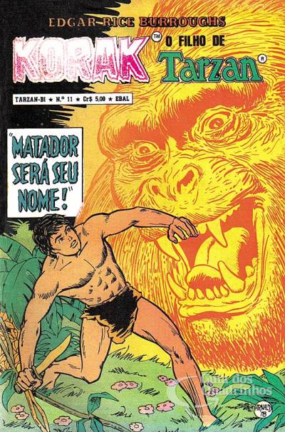 Korak, O Filho de Tarzan (Tarzan-Bi) (Em Formatinho) n° 11 - Ebal