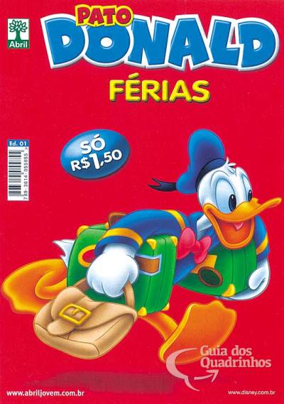 Pato Donald Férias n° 1 - Abril