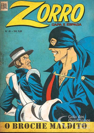 Zorro Extra (Capa e Espada) n° 45 - Ebal