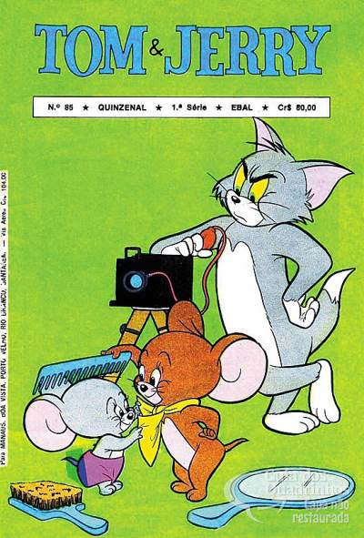 Tom & Jerry em Cores n° 85 - Ebal