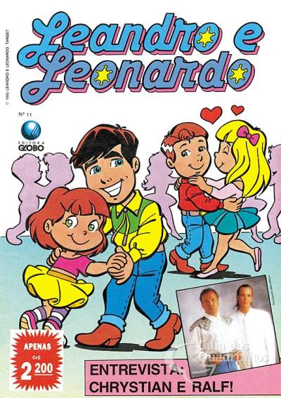Leandro e Leonardo em Quadrinhos n° 11 - Globo