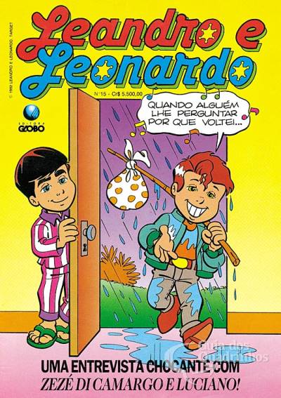 Leandro e Leonardo em Quadrinhos n° 15 - Globo
