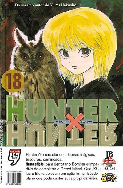 Hunter X Hunter n° 18 - JBC