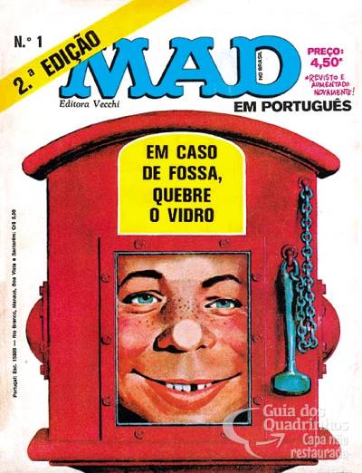 Mad (2ª Edição) n° 1 - Vecchi