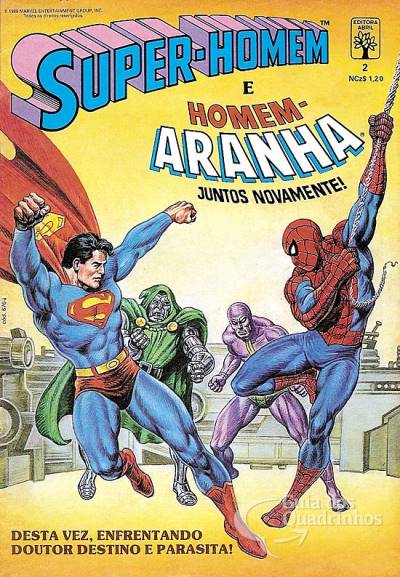 Super-Homem Contra Homem-Aranha n° 2 - Abril