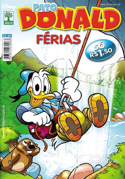 Pato Donald Férias n° 4 - Abril