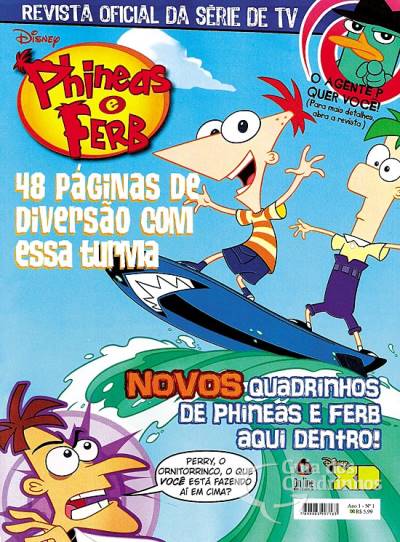 Phineas e Ferb - Revista Oficial da Série de TV n° 1 - On Line