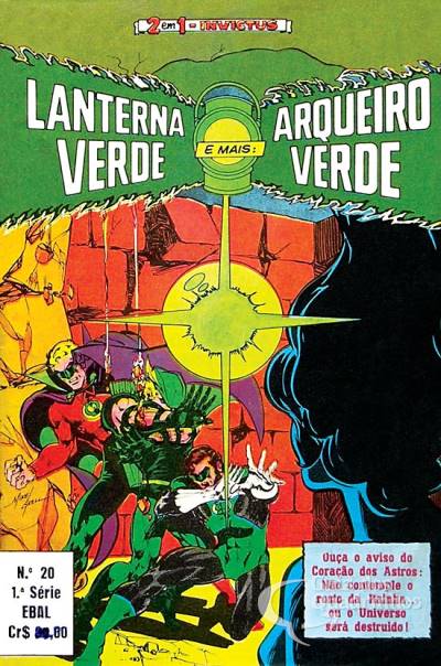 Lanterna Verde e Arqueiro Verde & Flash (Invictus 2 em 1) n° 20 - Ebal