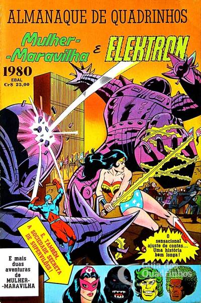 Mulher-Maravilha & Elektron (Almanaque de Quadrinhos 1980) - Ebal