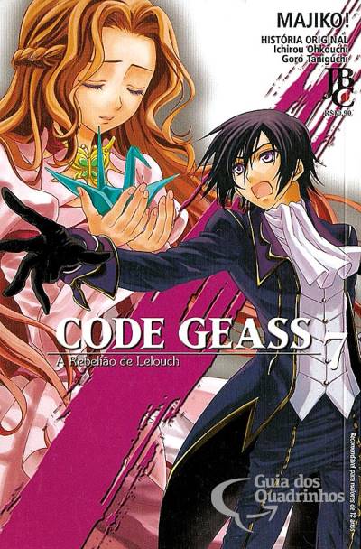 Code Geass - A Rebelião de Lelouch n° 7 - JBC