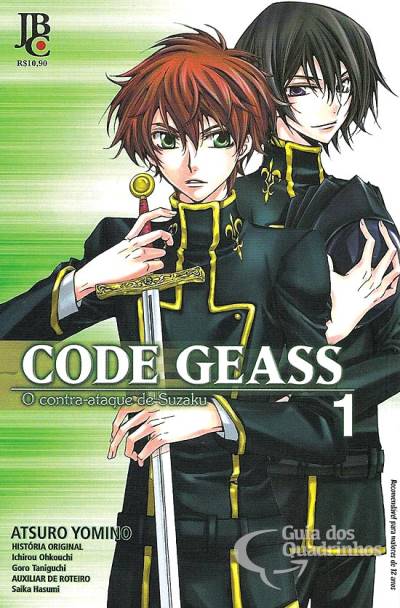 Code Geass: O Contra-Ataque de Suzaku n° 1 - JBC