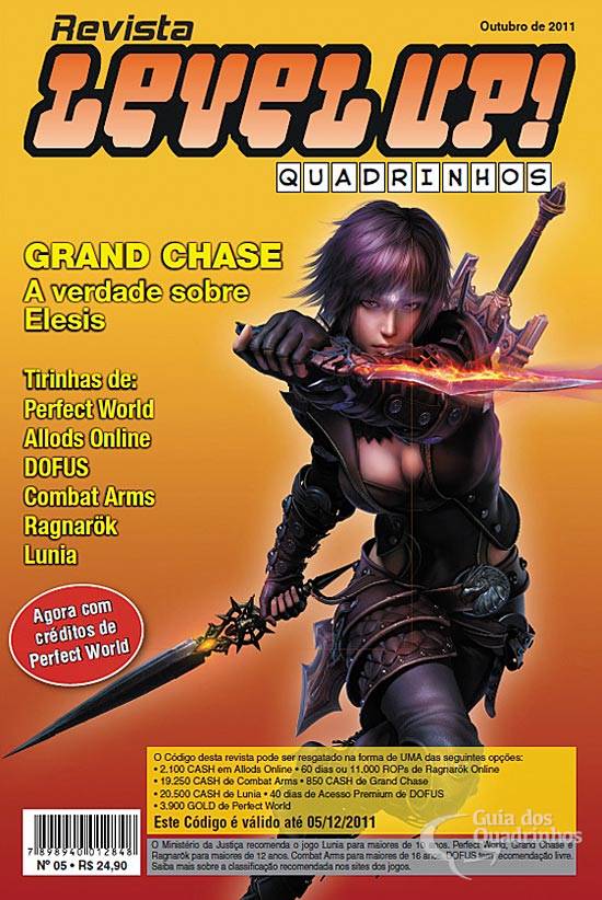 Está nas bancas a edição 11 da Revista Level Up! Quadrinhos