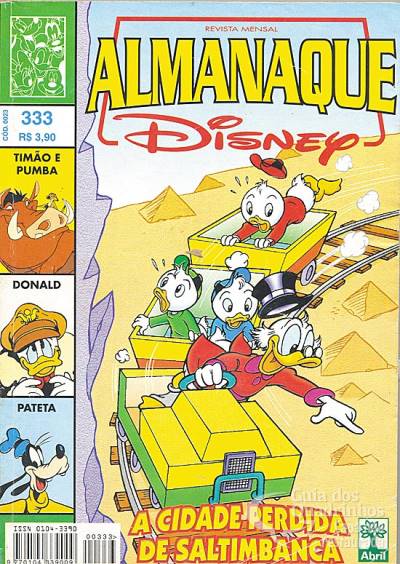 Almanaque Disney n° 333 - Abril