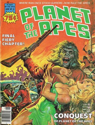 Planet of The Apes (1974)   n° 21 - Curtis Magazines (Marvel Comics)