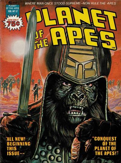 Planet of The Apes (1974)   n° 17 - Curtis Magazines (Marvel Comics)