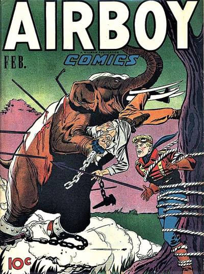 Airboy Comics (1945)   n° 36 - Hillman Periodicals