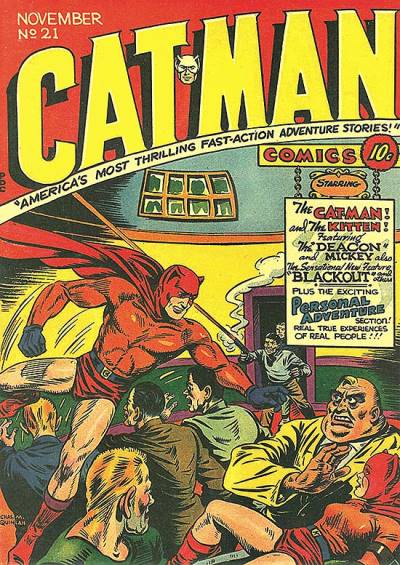 Cat-Man Comics (1941)   n° 21 - Holyoke Publishing