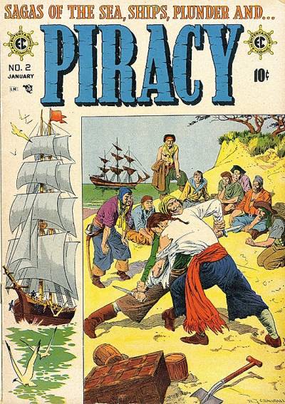 Piracy (1954)   n° 2 - E.C. Comics