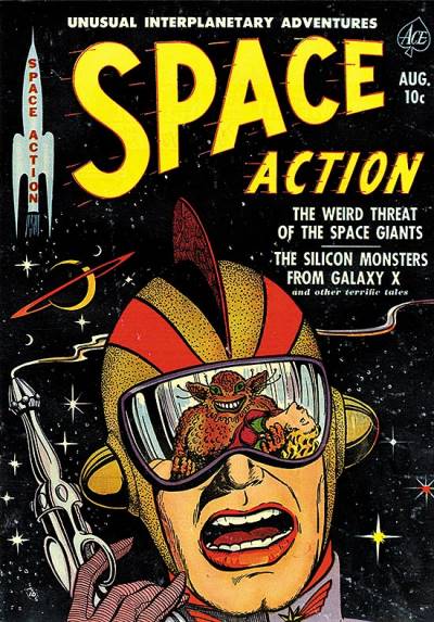 Space Action (1952)   n° 2 - Ace Magazines